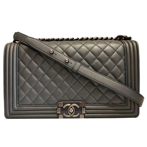 chanel small quilted boy flap bag dove gray|Chanel bag styles.